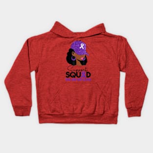 In October We Wear Purple Domestic Violence Awareness Kids Hoodie